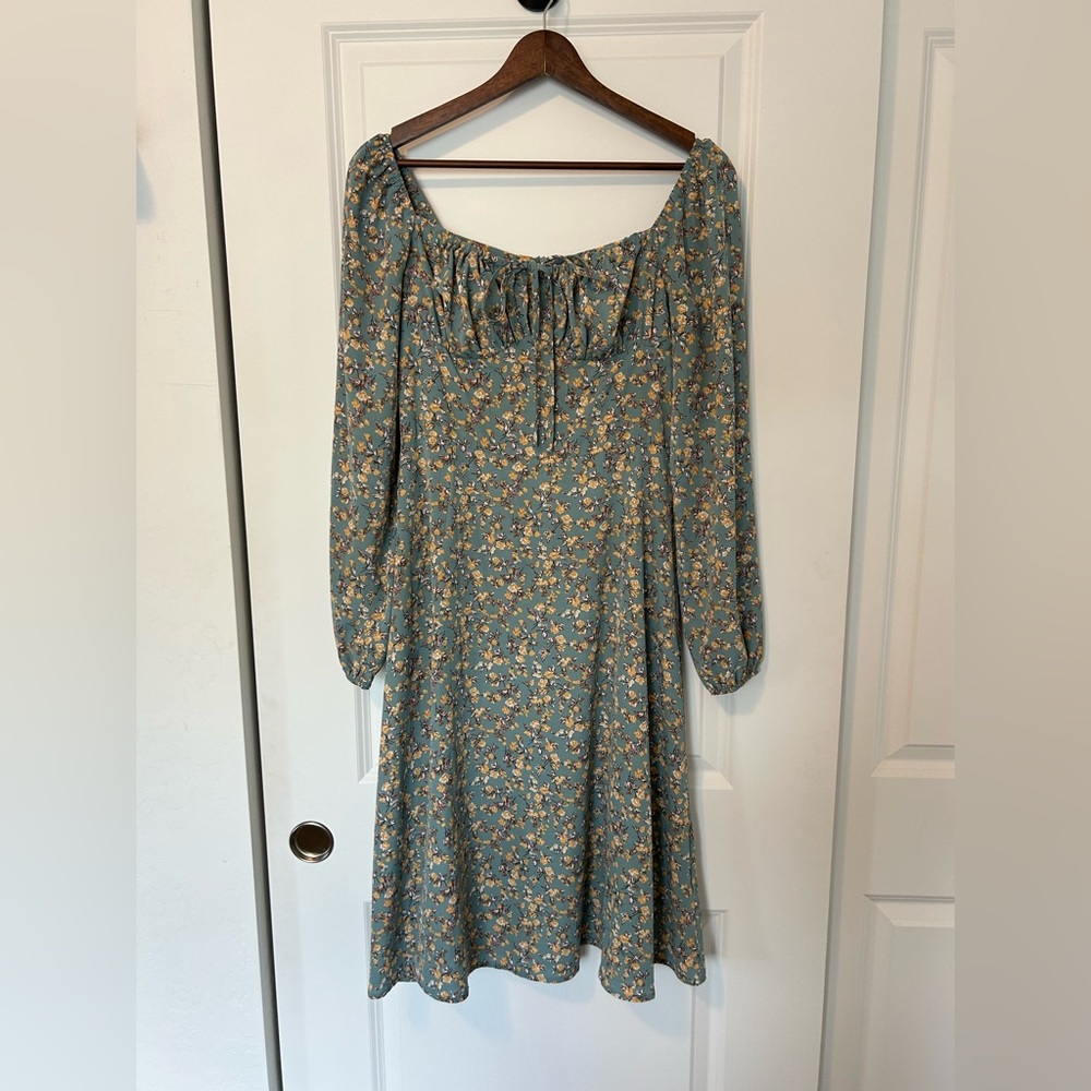 Boutique Floral Midi Dress